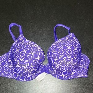 Purple Lace Women's Bra
